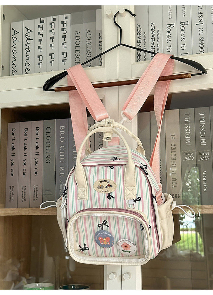 Cute Plaid Mini School Backpack