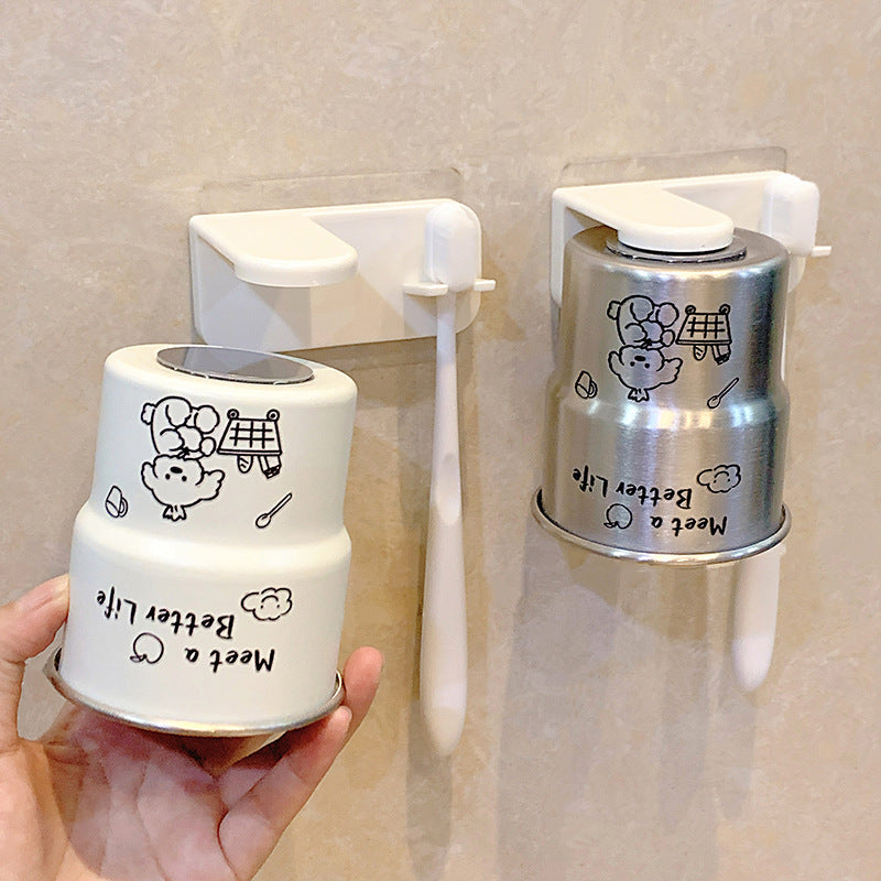 Wall-mounted toothbrush holder made of stainless steel Kalsten
