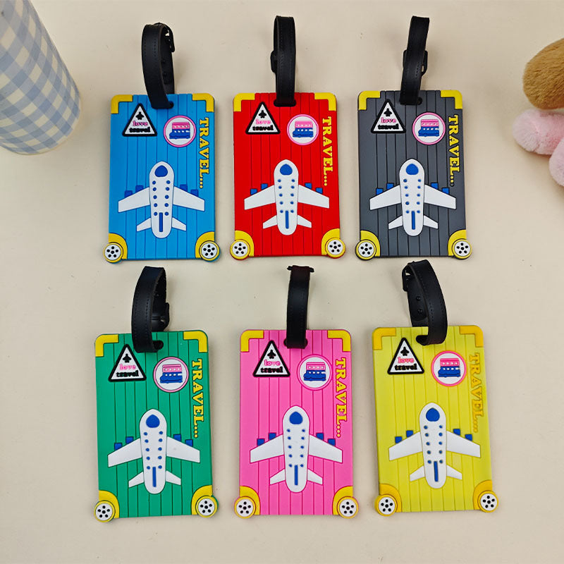 Unisex Luggage Tag in Fun Airplane Design Kalsten