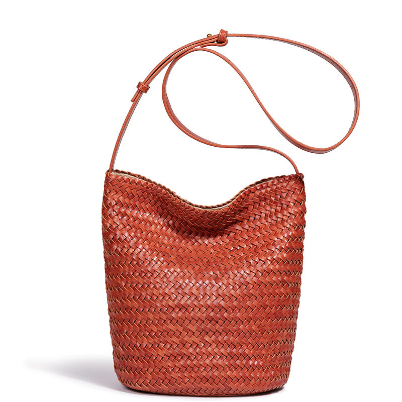 Textured Woven Crossbody Bag Acalora