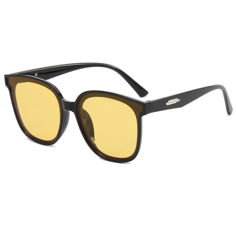 Ladies fashionable oversized sunglasses with combined frame Kalsten