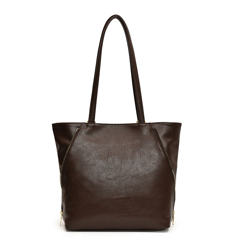 Elegant Faux Leather Tote Bag Kalsten