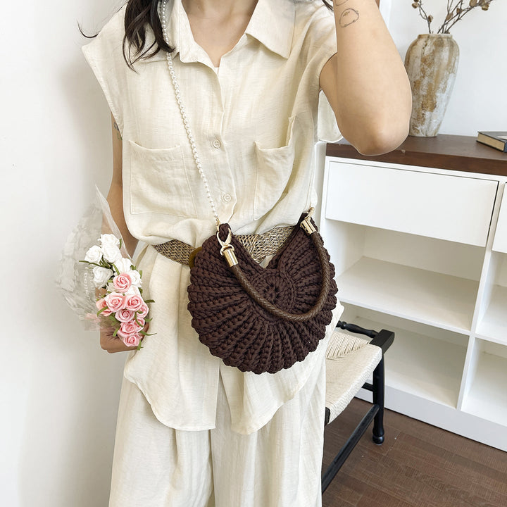 Handmade Crossbody Bag in Shell Design Kalsten