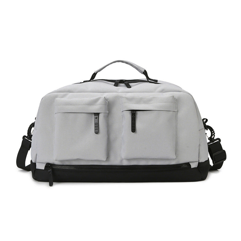 Sporty travel bag with two additional outer pockets Kalsten