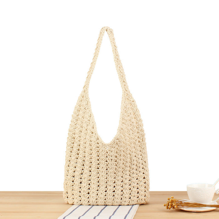 Handcrafted Shoulder Bag Made of Natural Weave Kalsten