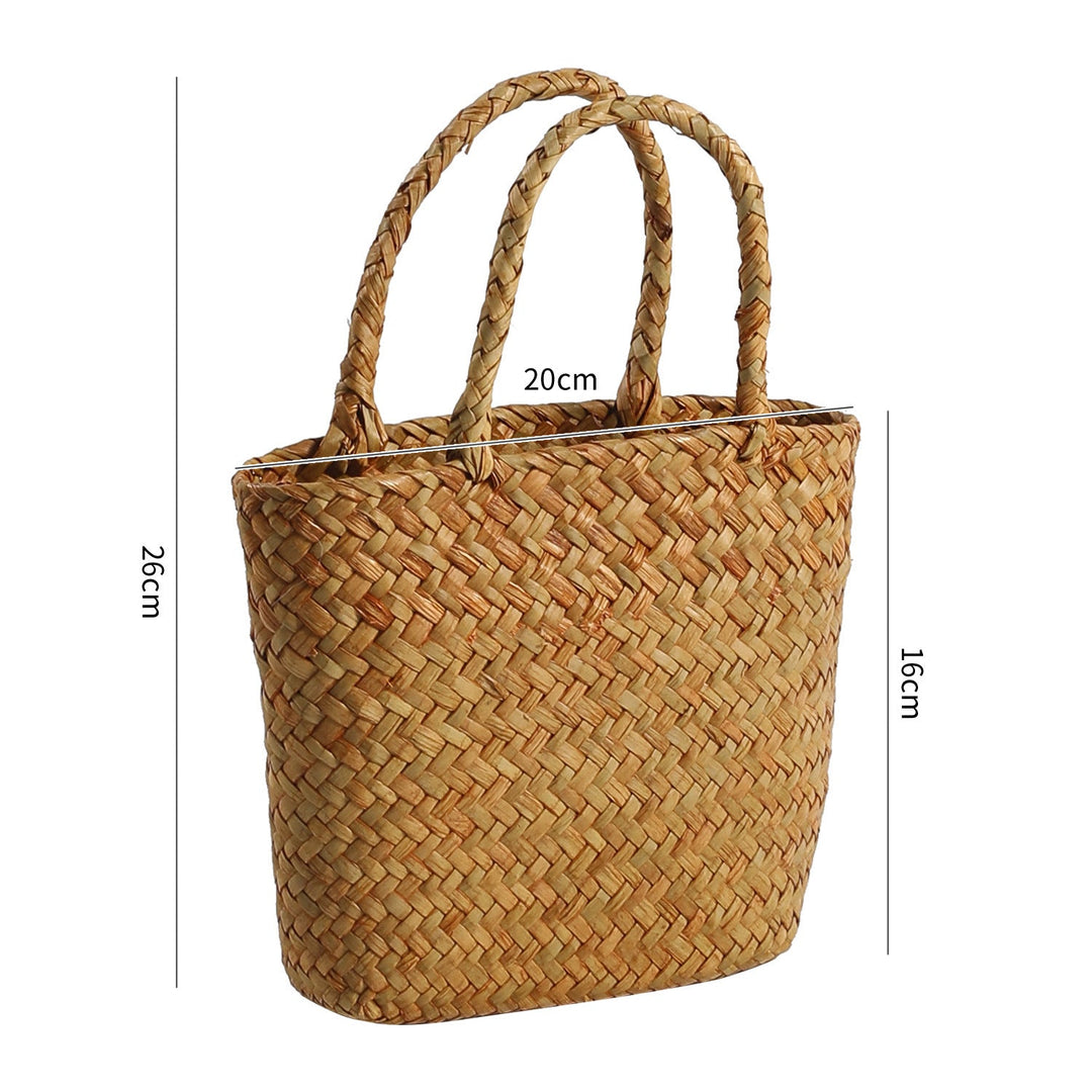 Unisex Handwoven Shopping Basket Kalsten