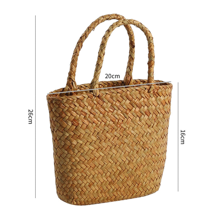 Unisex Handwoven Shopping Basket Kalsten