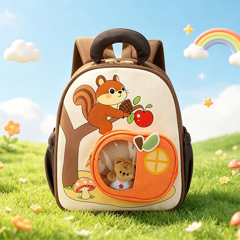 Children's Cute Animal-Themed School Backpack