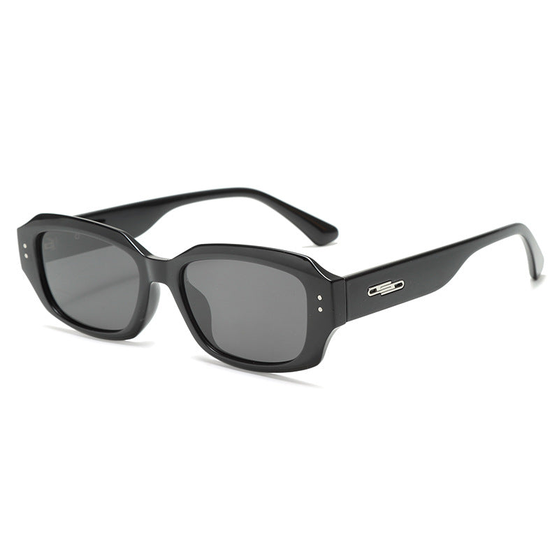 Women fashionable square sunglasses with innovative transparent frame Kalsten