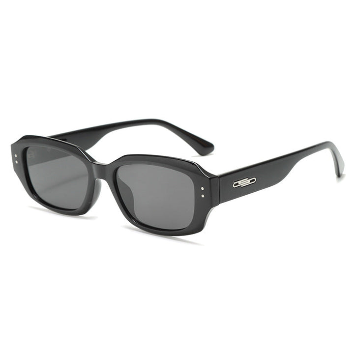 Women fashionable square sunglasses with innovative transparent frame Kalsten