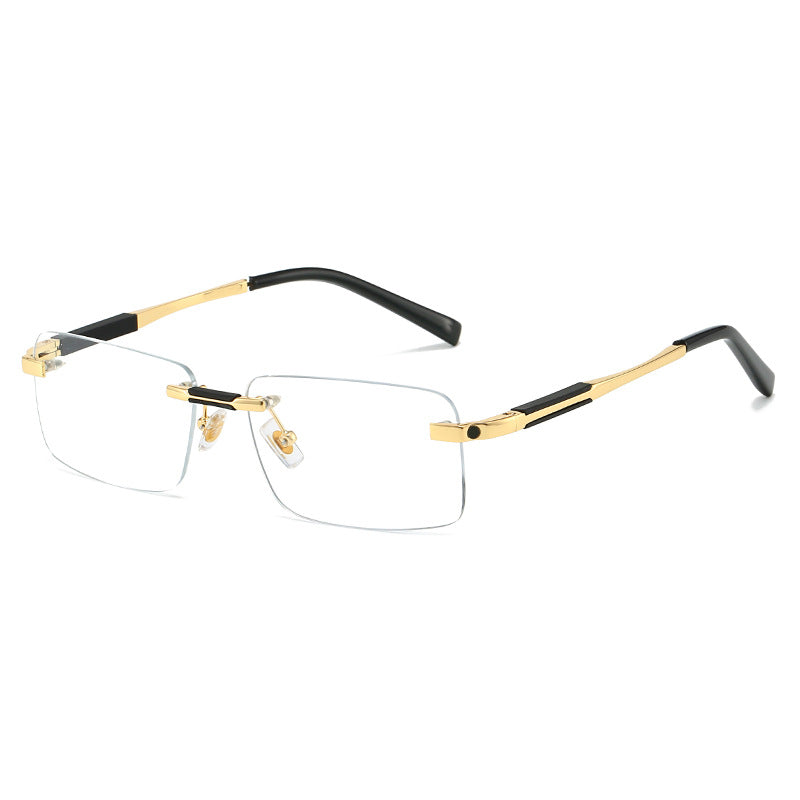 Women's sunglasses in modern rectangular design with luxurious metal elements Kalsten