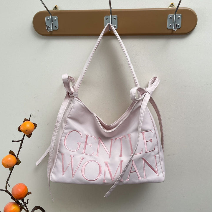 Stylish Satin Bucket Bag Kalsten