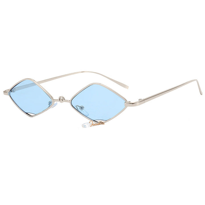 Ladies fashionable sunglasses with faceted frame Kalsten