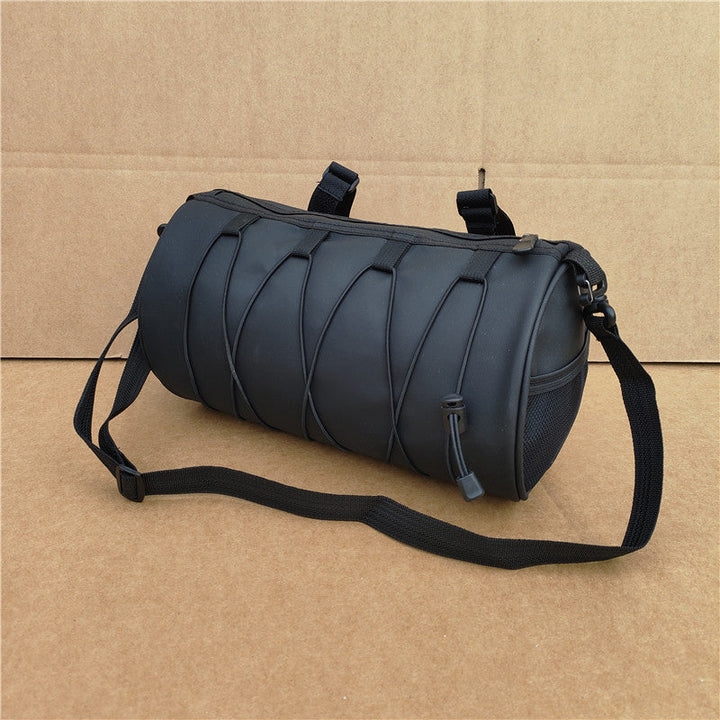 waterproof bicycle handlebar phone bag with touchscreen pocket and zippered cargo Kalsten