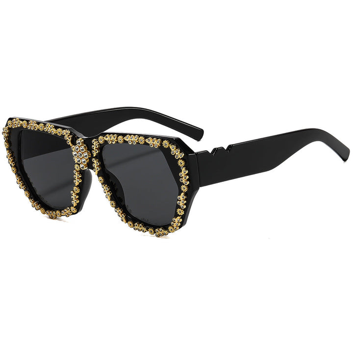 Women's fashionable sunglasses with opulent crystal frame Kalsten