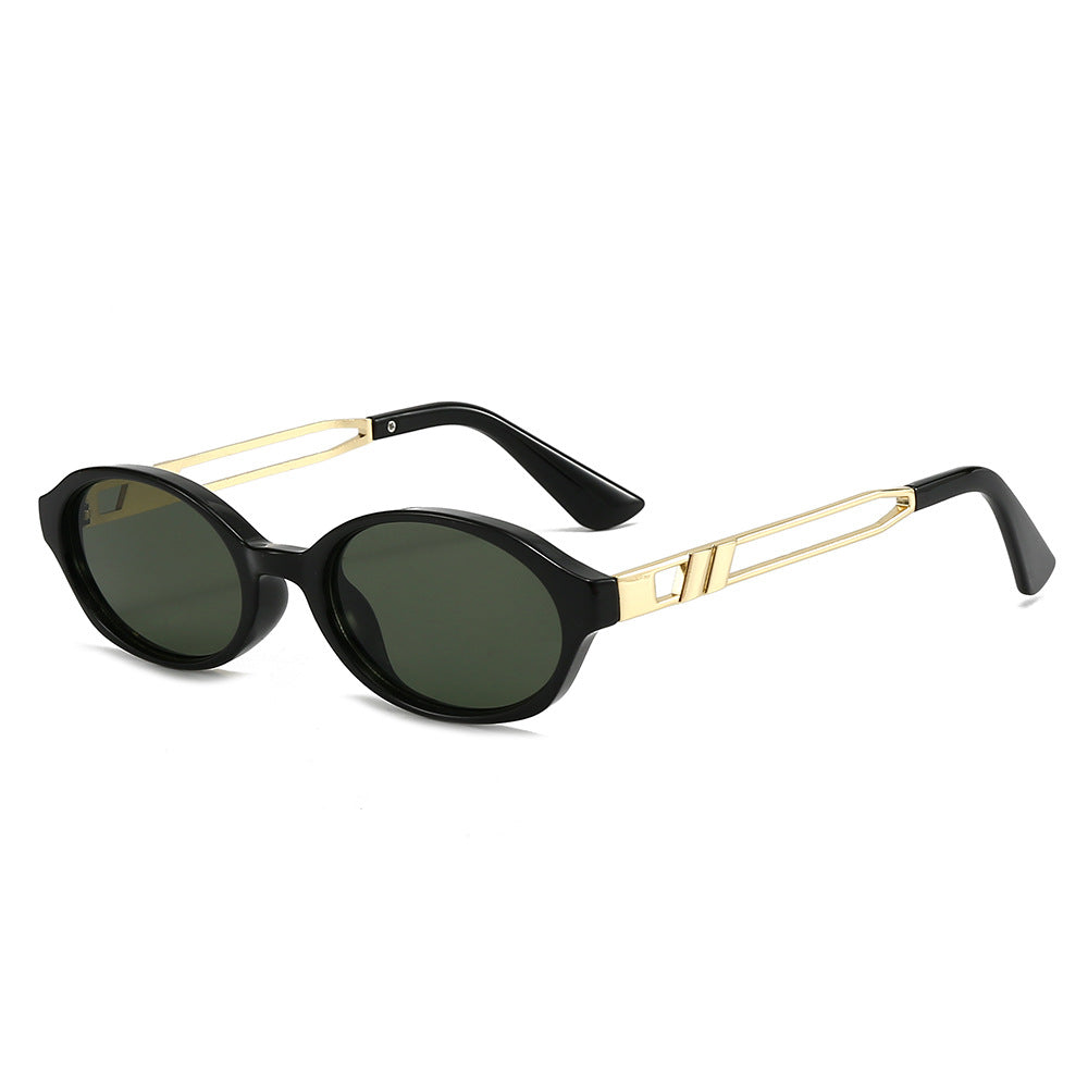 Women Elegant Sunglasses in luxurious tortoiseshell design with golden metal accents Kalsten