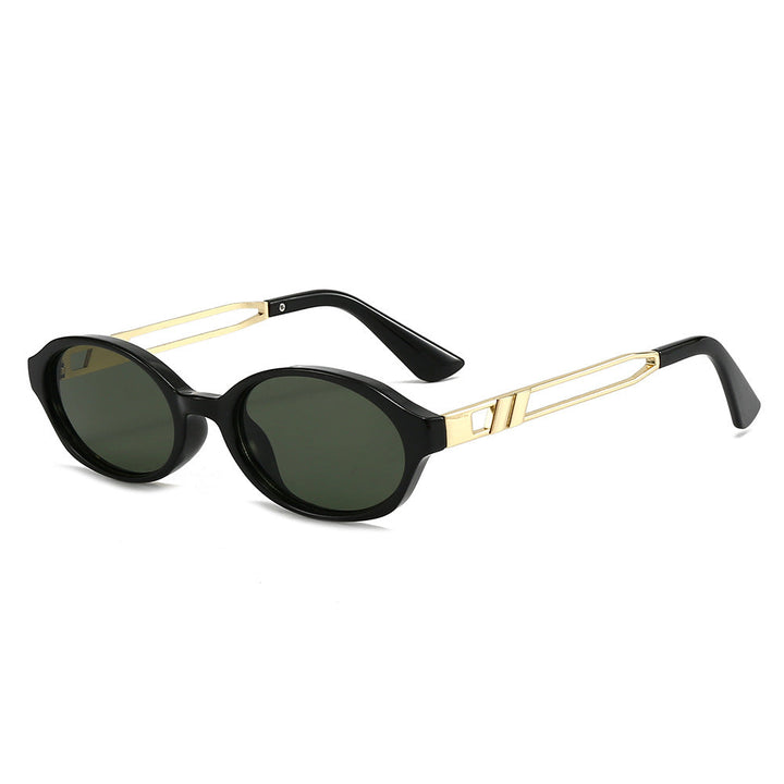 Women Elegant Sunglasses in luxurious tortoiseshell design with golden metal accents Kalsten