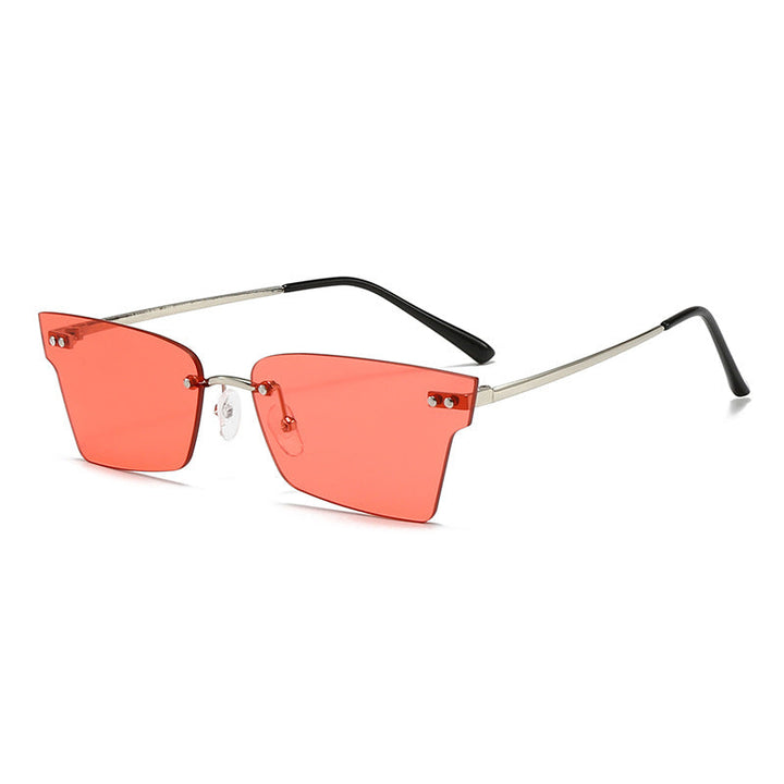 Ladies trendy geometric sunglasses with ultra-light frame Kalsten