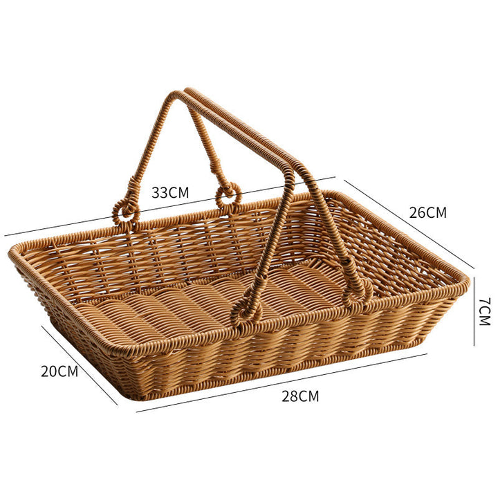 Unisex Rectangular Shopping and Storage Basket Kalsten