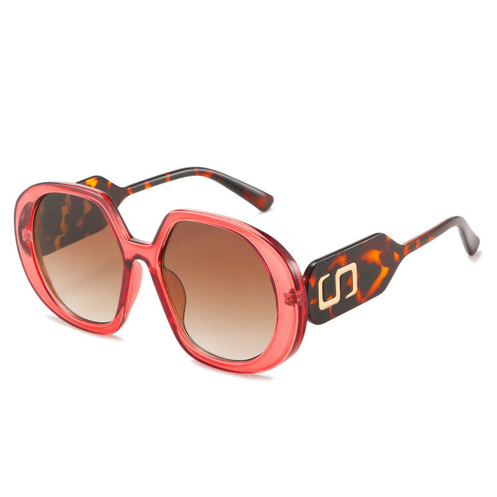 Women oversized sunglasses with distinctive frame and UV protection Kalsten