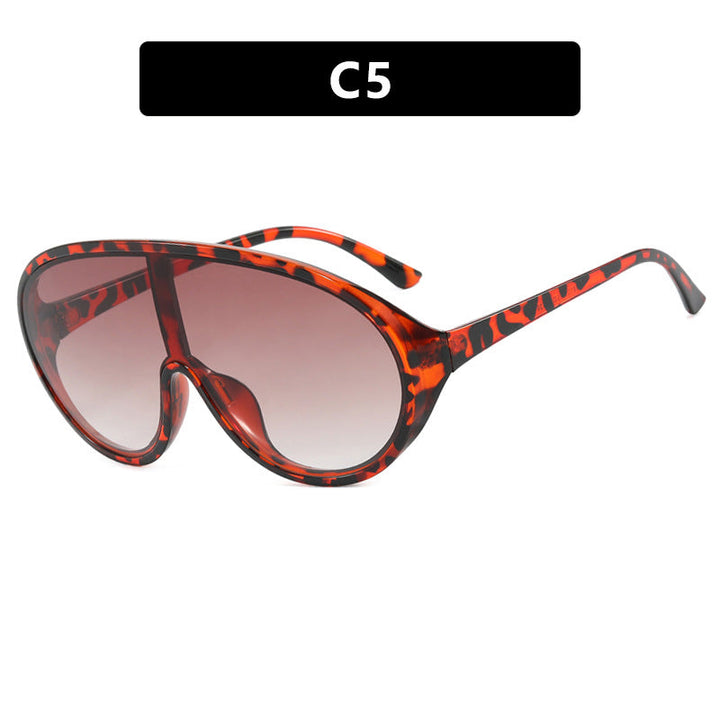 Women's futuristic sunglasses with large lenses and ergonomic frame Kalsten