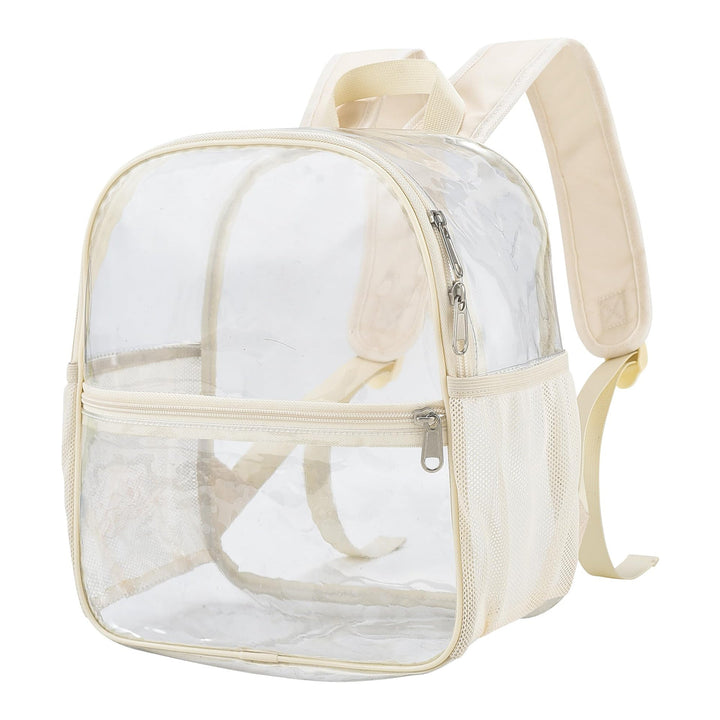 Unisex transparent backpack with functional design and multiple compartments Kalsten