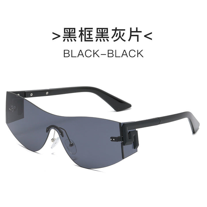 Women's futuristic oversized sunglasses with striking design Kalsten