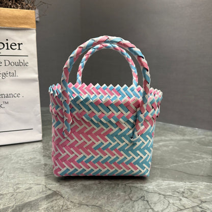 Playful basket bag with bow Acalora
