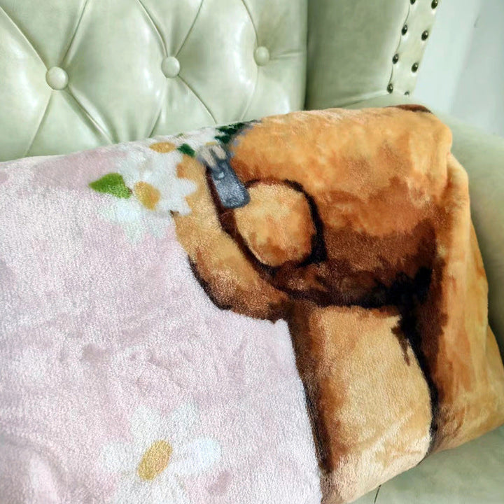 Ladies Cozy Microfiber Living Blanket Kalsten