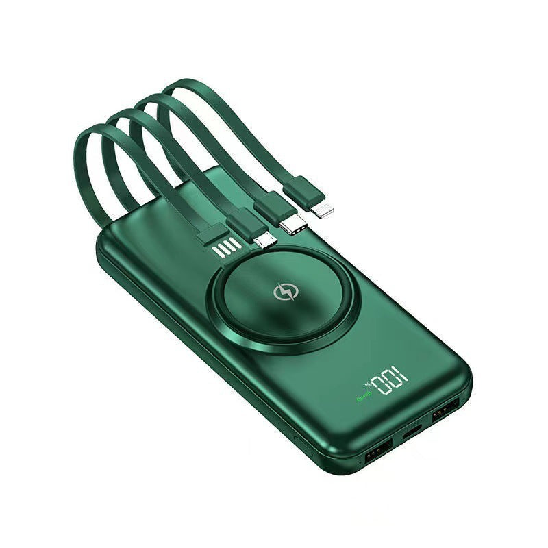 Portable power bank with integrated cables Kalsten