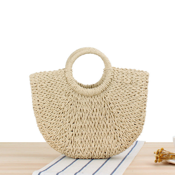Stylish basket bag with wide handle Kalsten