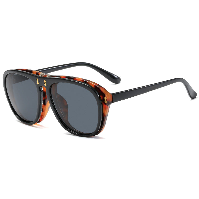 Women's modern oversized sunglasses with unique tortoise design Kalsten