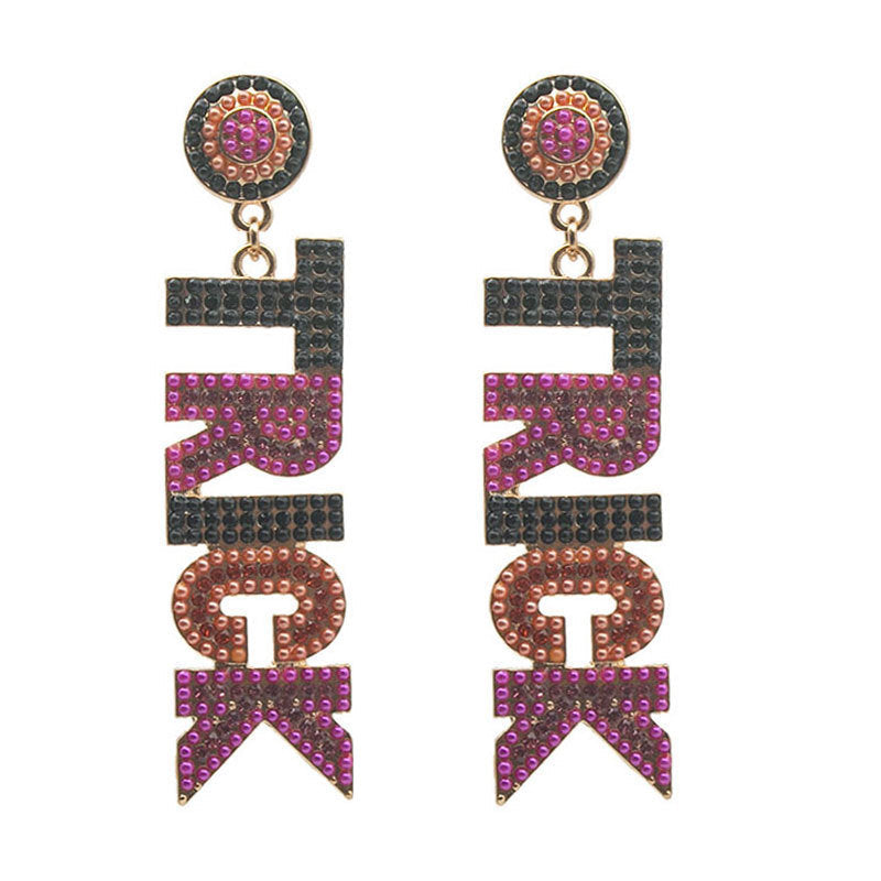 Artistic Skull-Inspired Drop Earrings Kalsten