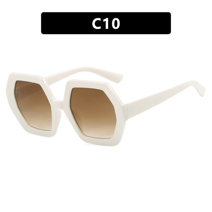 Women innovative hexagonal sunglasses Kalsten