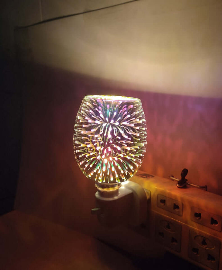 3D Glass Aromatherapy Wax Melting Lamp Small Night Lamp | Kalsten