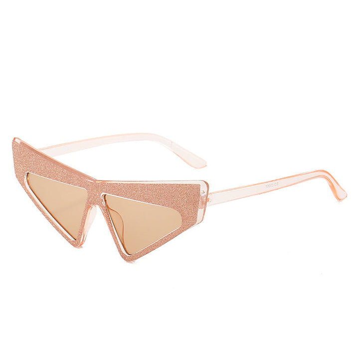 Women's futuristic sunglasses with glittering frame Kalsten