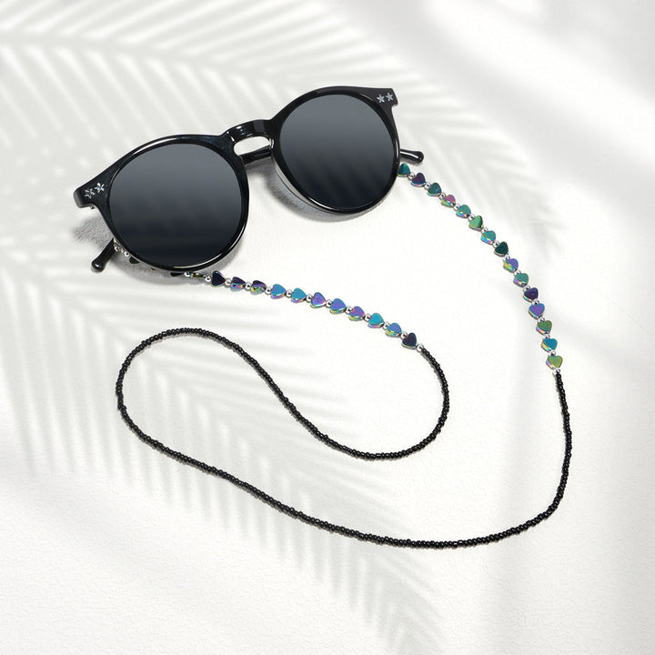 Artistic Heart-Shaped Eyewear Chain Kalsten