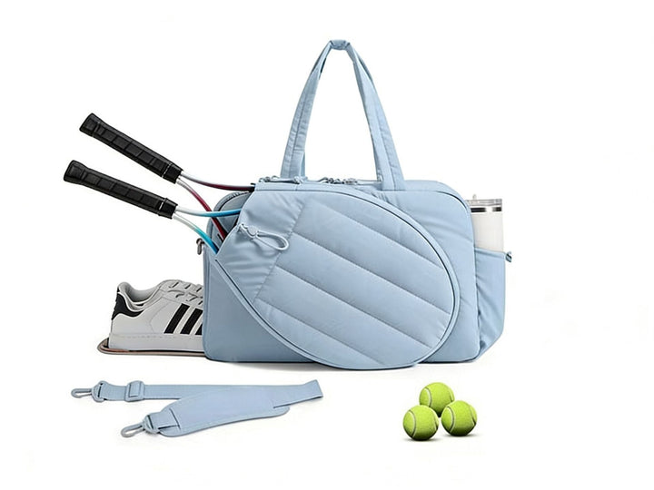Sporty tennis bag with special racket compartments Kalsten
