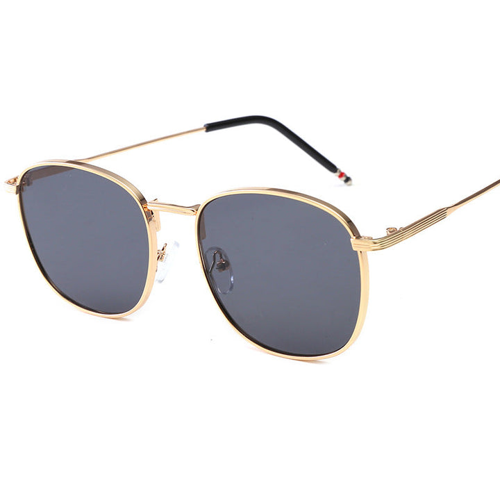 Ladies stylish oversized sunglasses with glamorous metal frame Kalsten