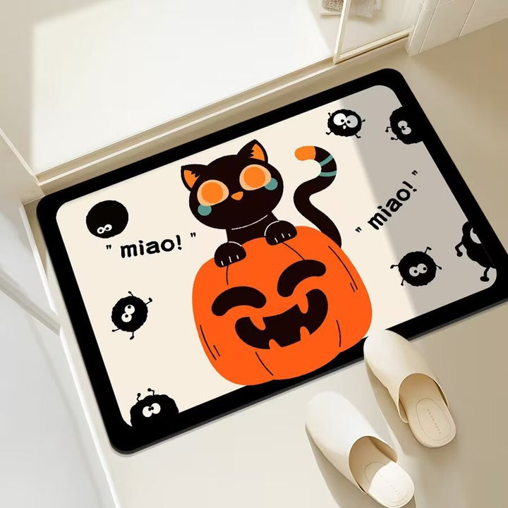 Fun Cat-Themed Bathroom Mat Kalsten