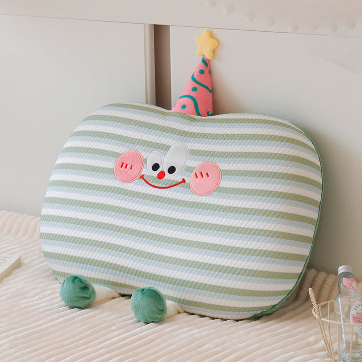 Plush pillow in cookie shape with cute face Kalsten
