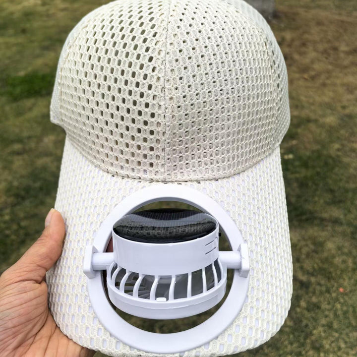 Breathable sports cap with removable USB fan Kalsten