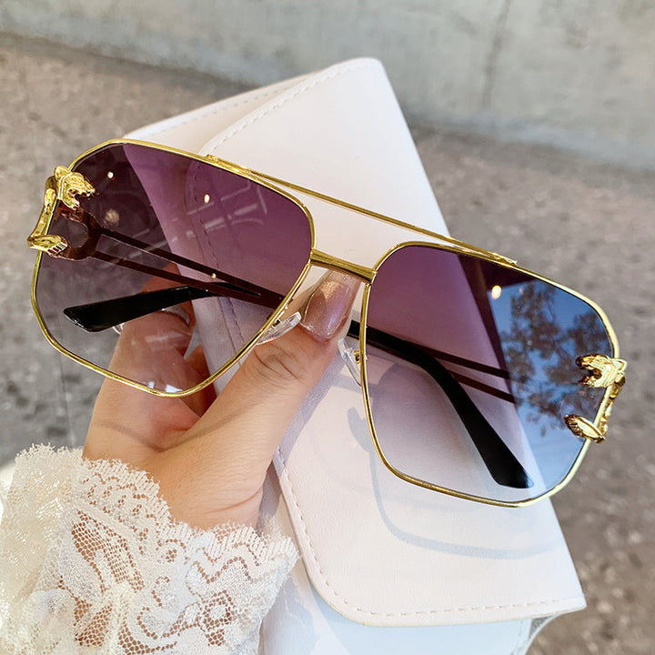Ladies square sunglasses with luxurious metal frame Kalsten