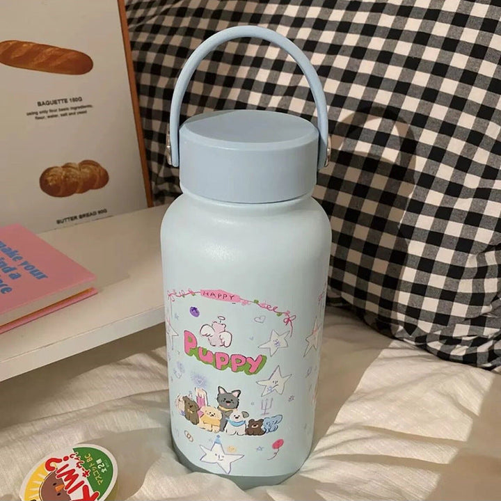 Women’s insulated drinking bottle with funny cat design Kalsten