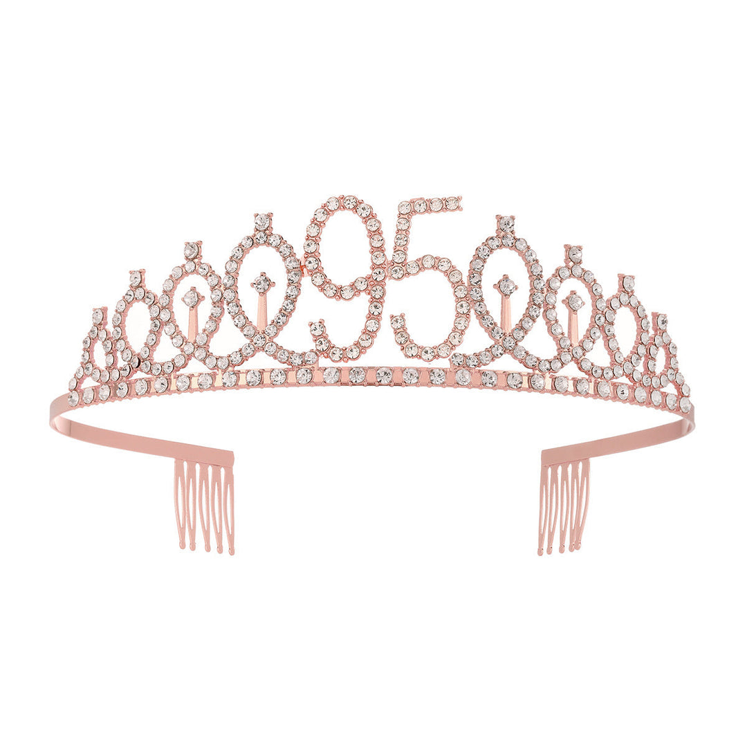 Women's Crystal-Embellished Tiara with Elegant Design Kalsten