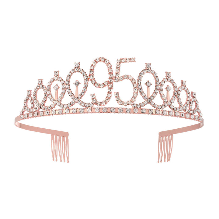 Women's Crystal-Embellished Tiara with Elegant Design Kalsten
