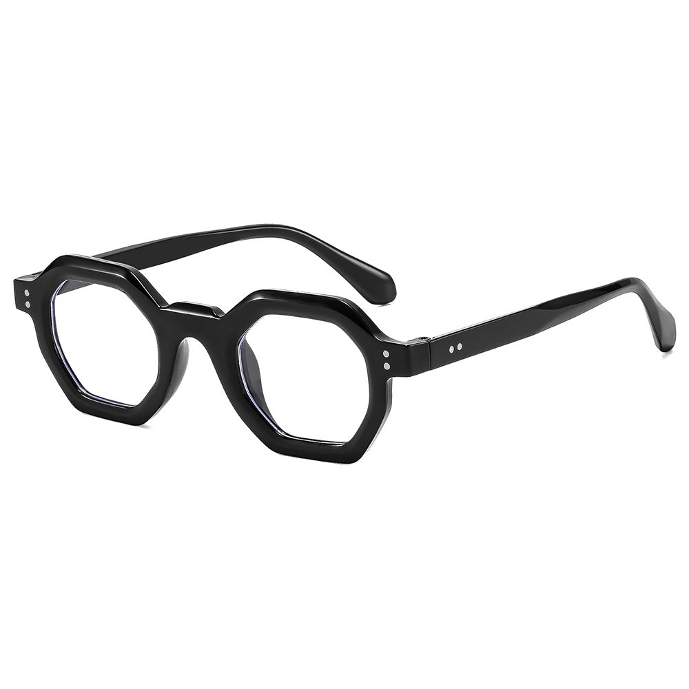 Women's octagonal sunglasses with fashionable pattern and UV protection Karnz