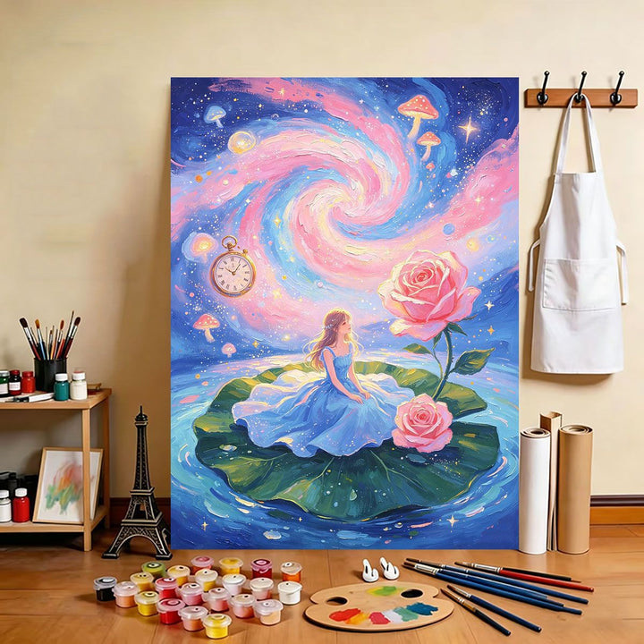 Dreamy Celestial Painting Canvas Art Kalsten