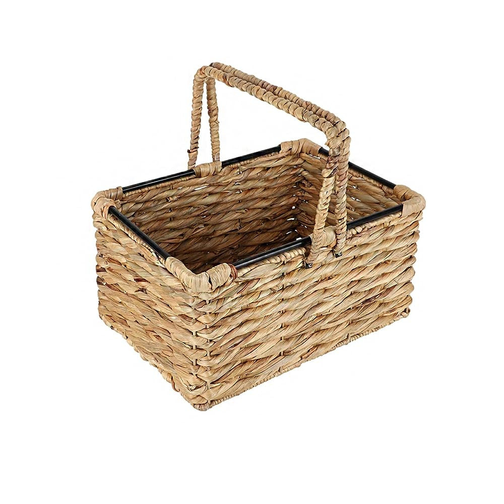 Eco-Friendly Fabric-Lined Storage Basket Acalora