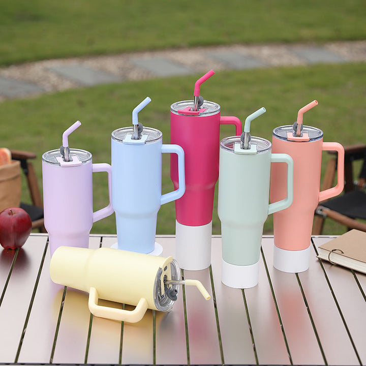 Women's Reusable Drinking Cups with Integrated Straw Kalsten